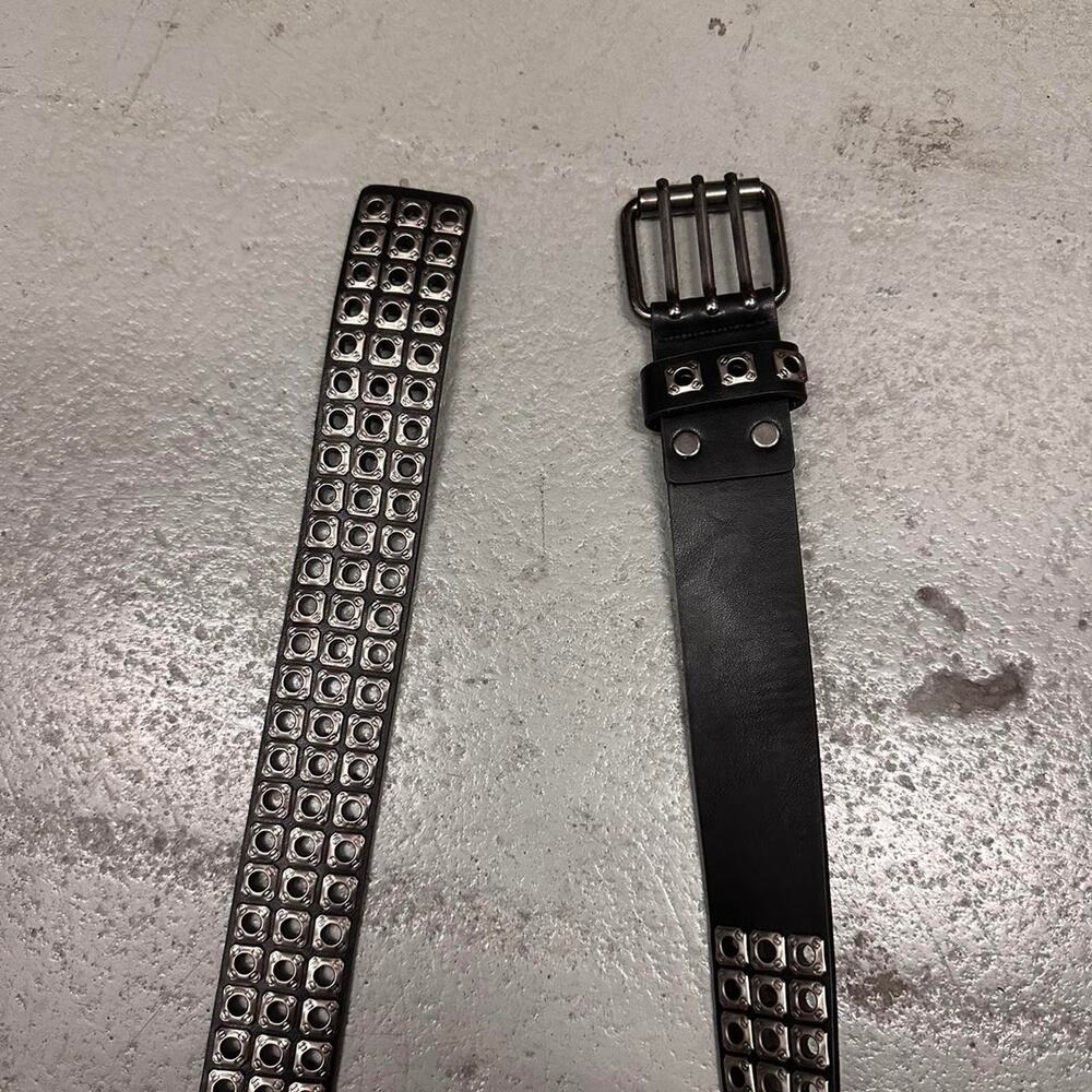 Vintage studded metal belt MENS2 - Picture 5 of 6